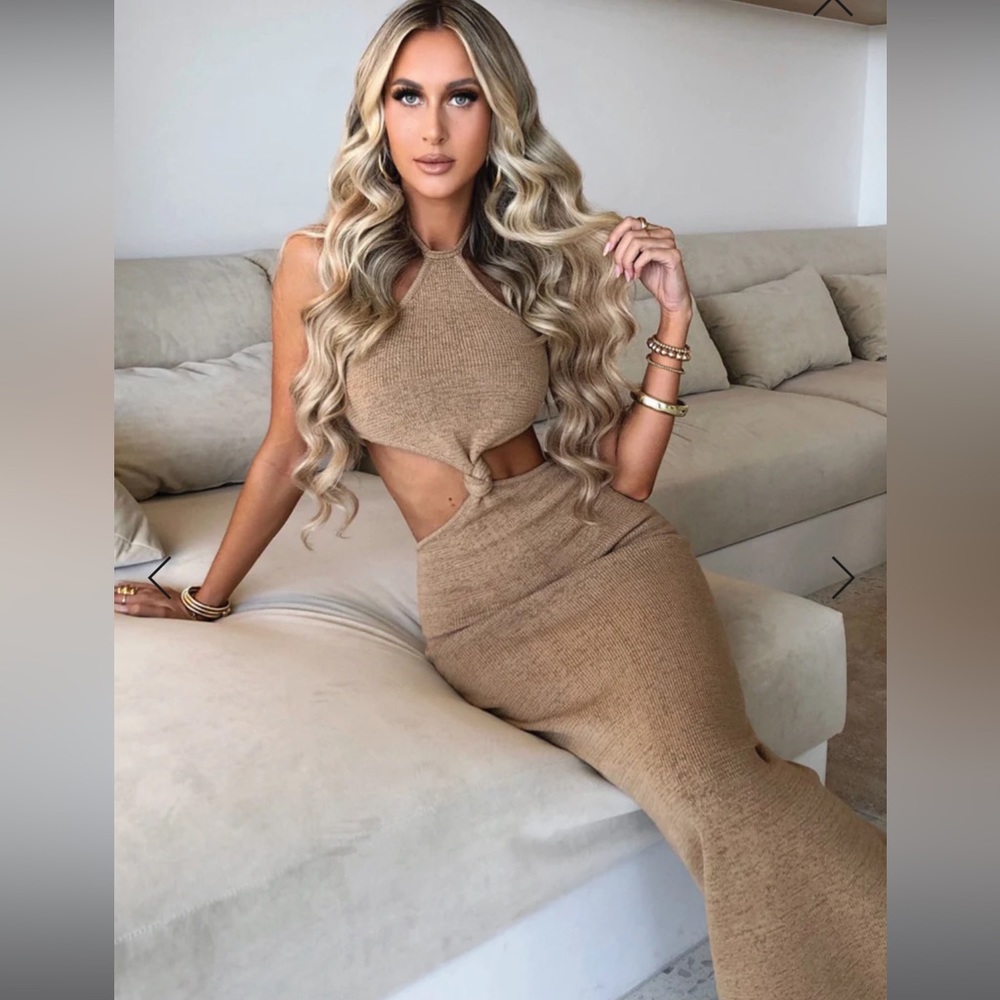 Babyboo fashion maxi knit dress (XS, NEW w tags, retail $95+taxes)